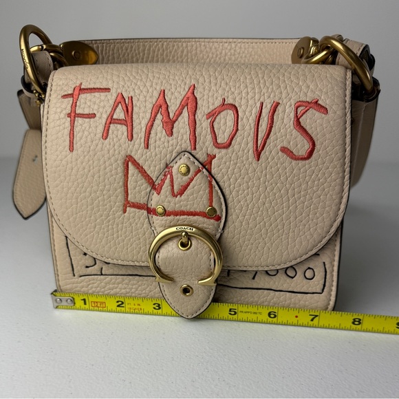 Coach x Basquiat Crossbody Shoulder Bag 6892 - Limited Edition Pebble Leather - Picture 9 of 16